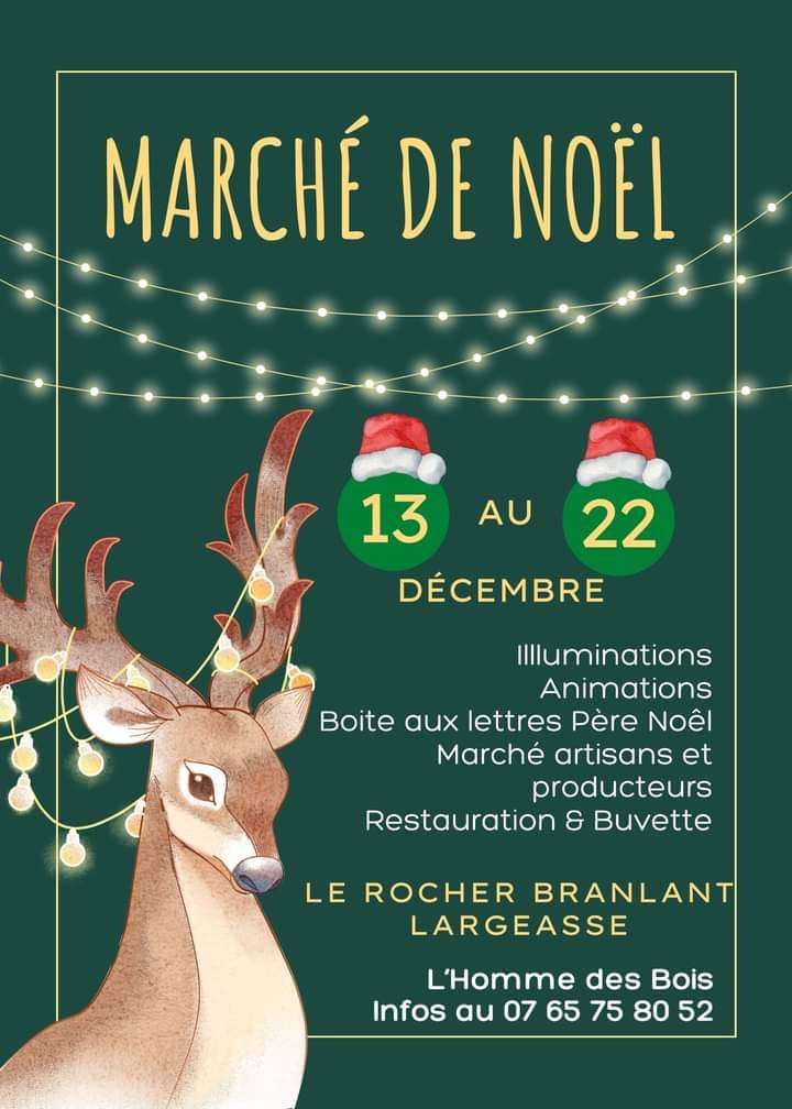 Marché de Noël au Jardin des Chirons