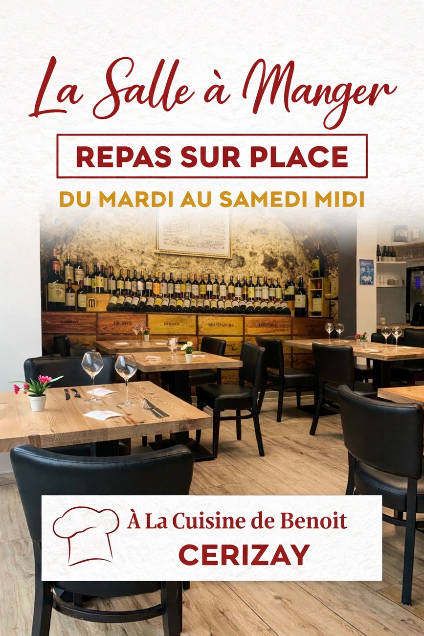 Restaurant-traîteur La Cuisine de Benoît-La Salle à manger