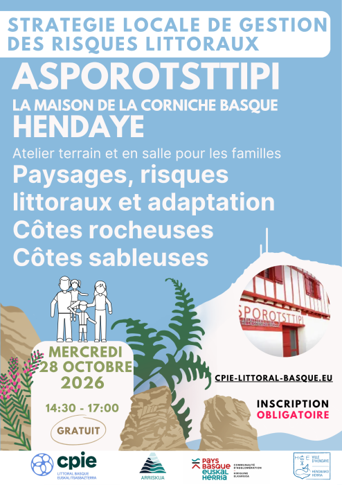 Atelier en famille - Paysages, risques littoraux et adaptation