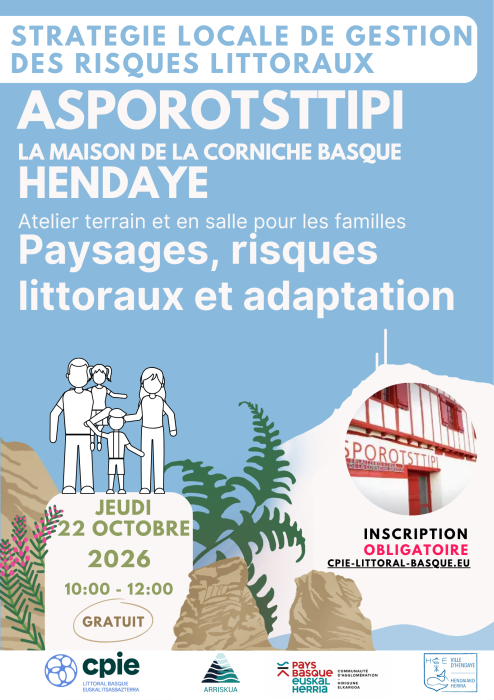 Atelier terrain - Paysages, risques littoraux et adaptation