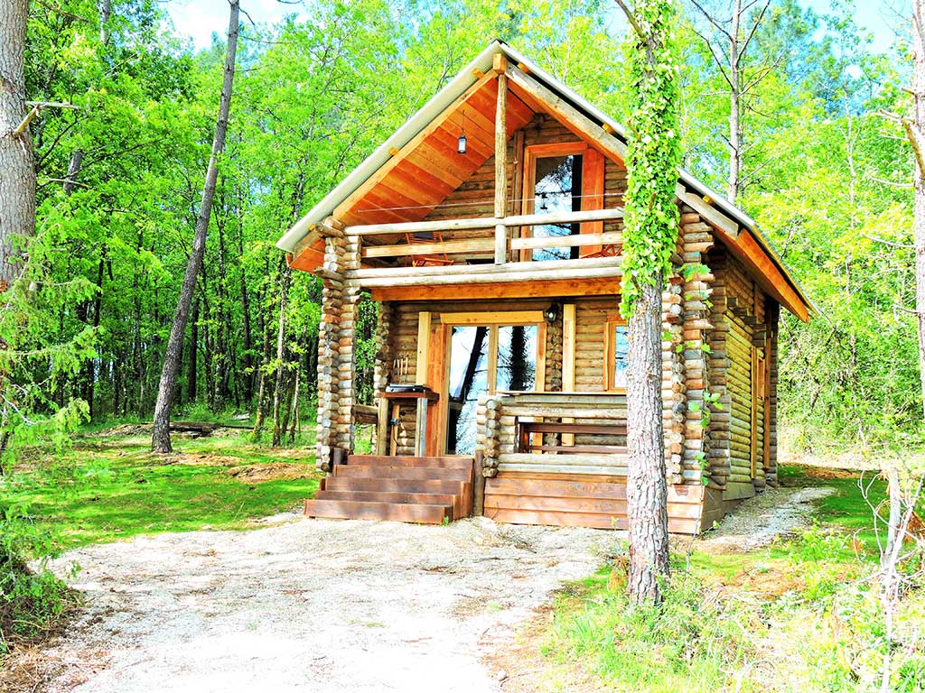 Authentique chalet en rondins vue 2
