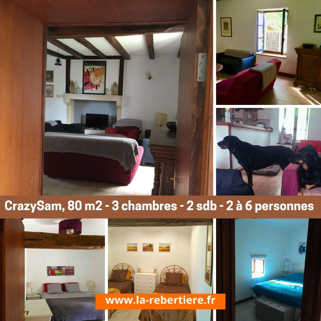 Gîte CrazySam du Parc Canin de la Rebertière
