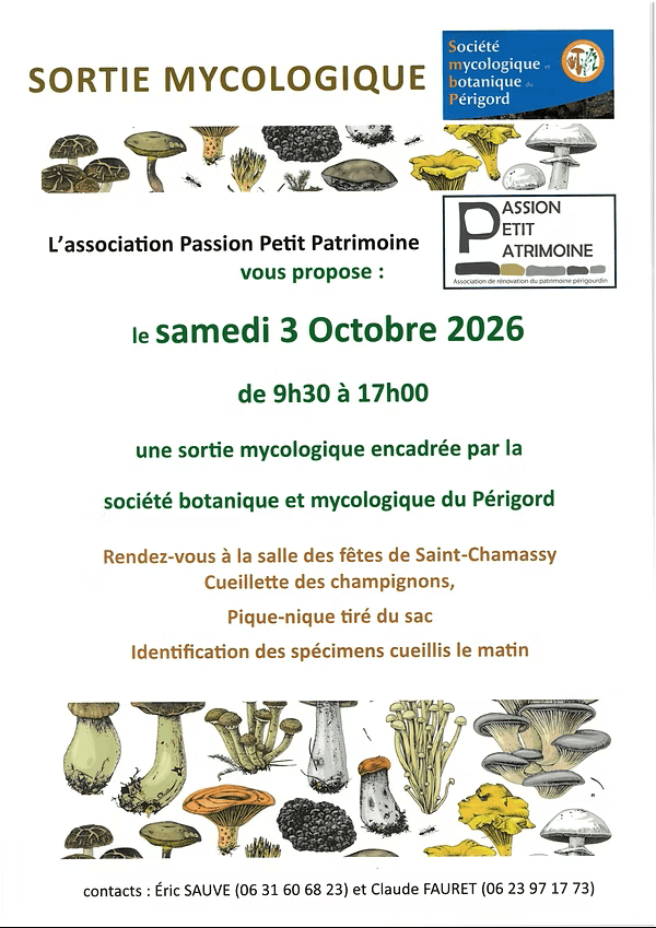 Sortie mycologique - ANNULÉ