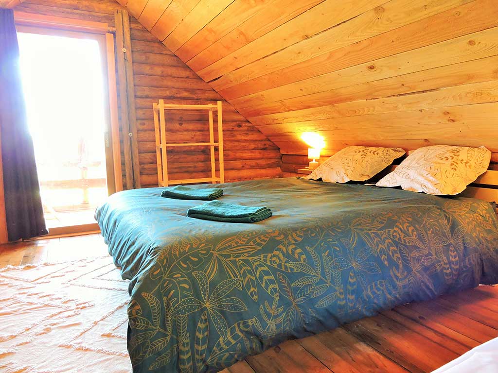 Authentique chalet en rondins vue 2