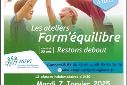 Les ateliers form'équilibre