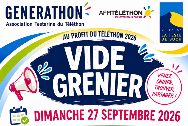 Vide grenier Générathon – Association Testerine