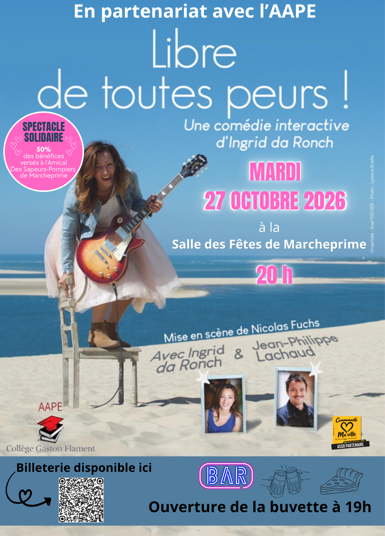 Spectacle solidaire : Libre de toutes peurs