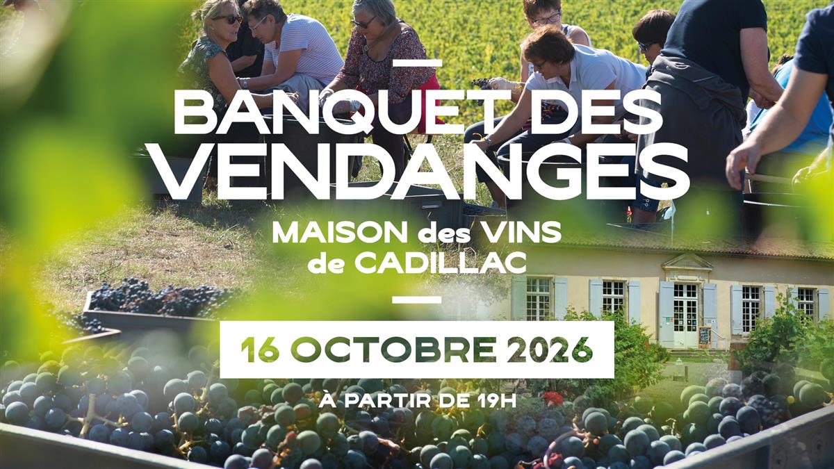 Affiche ou photo : Banquet des vendanges à la Maison des Vins de Cadillac