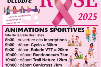 Octobre rose à Mareuil en Périgord