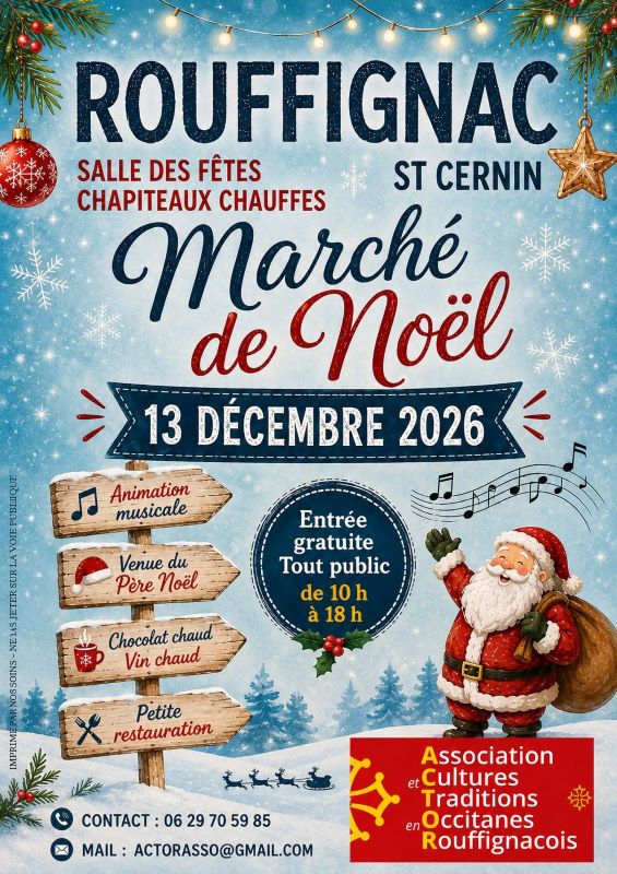 Marché de Noël à Rouffignac Saint Cernin de Reilhac