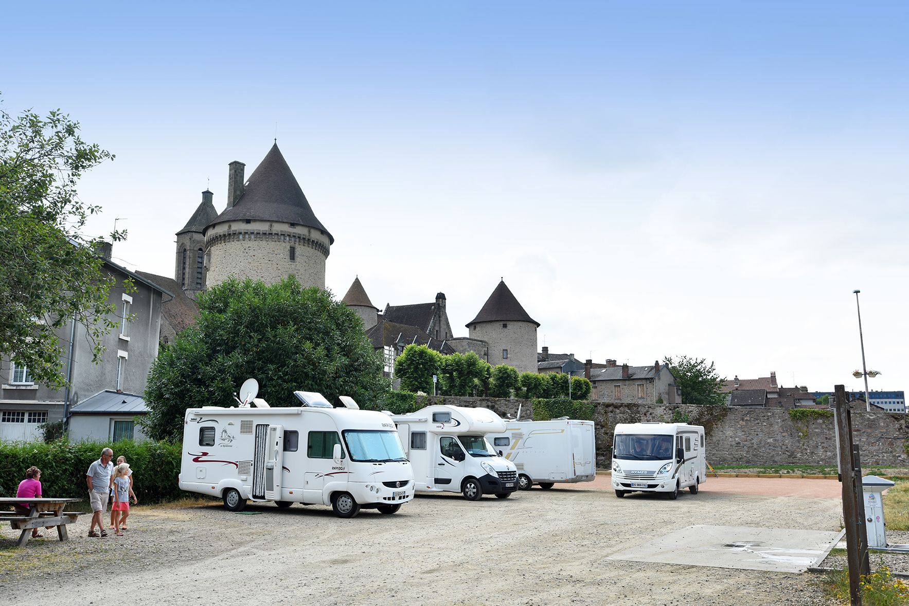 Aire d'accueil Camping-Cars de Bourganeuf