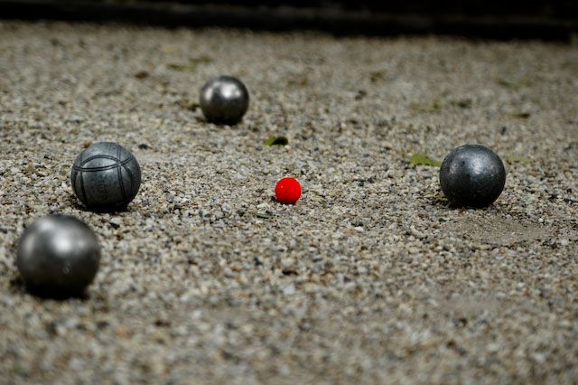 Terrain de pétanque