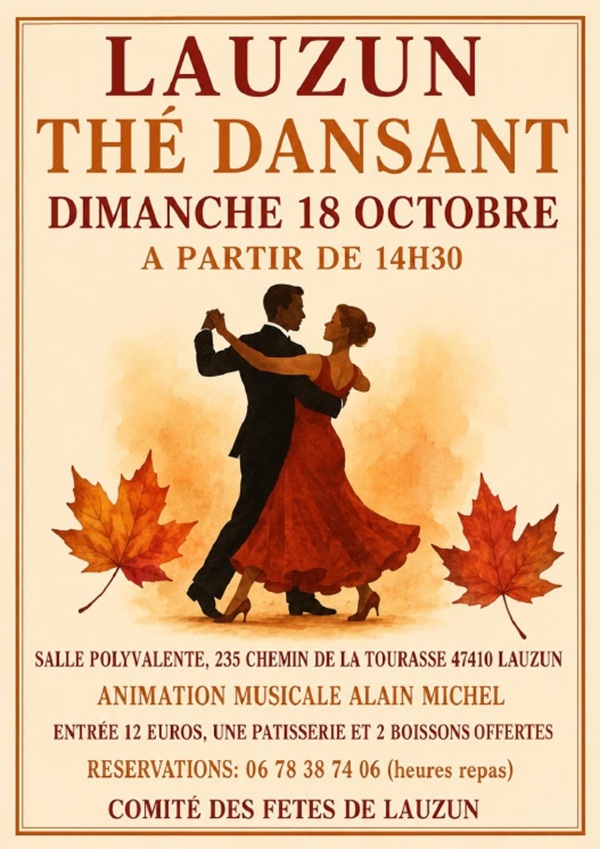 Thé dansant du Comité des fêtes