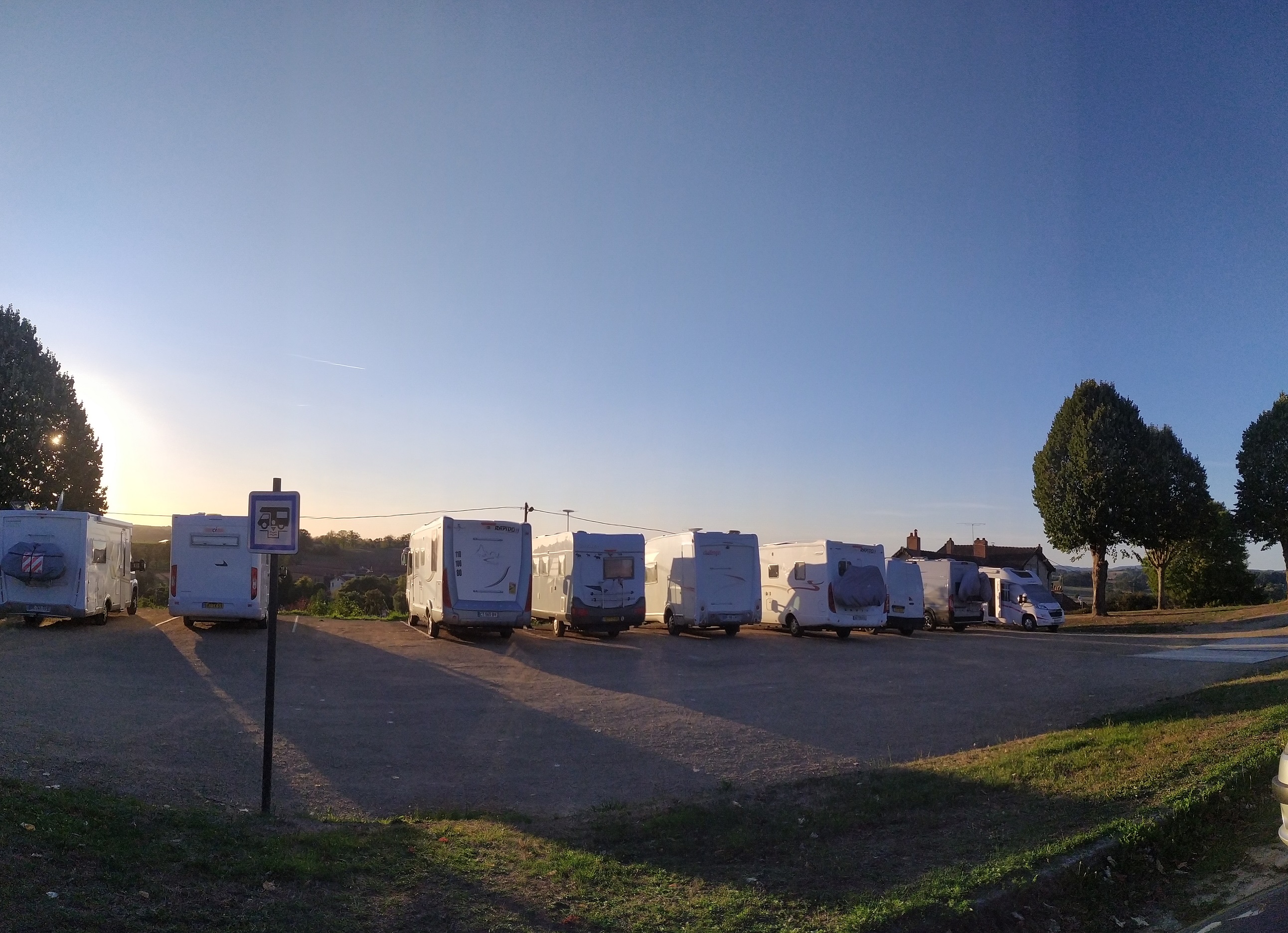 Aire de services de camping-car