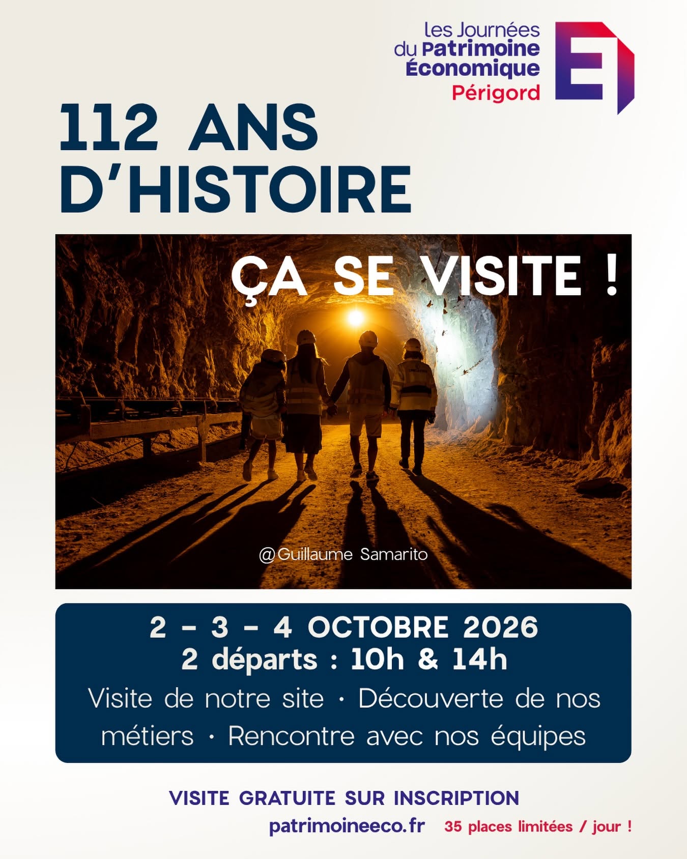 Journées du Patrimoine Economique : Visite des carrières de chaux