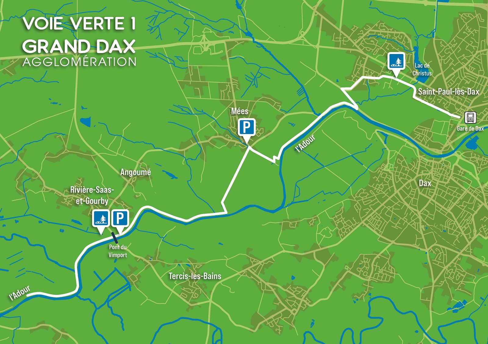 Voie verte 1 du Grand Dax