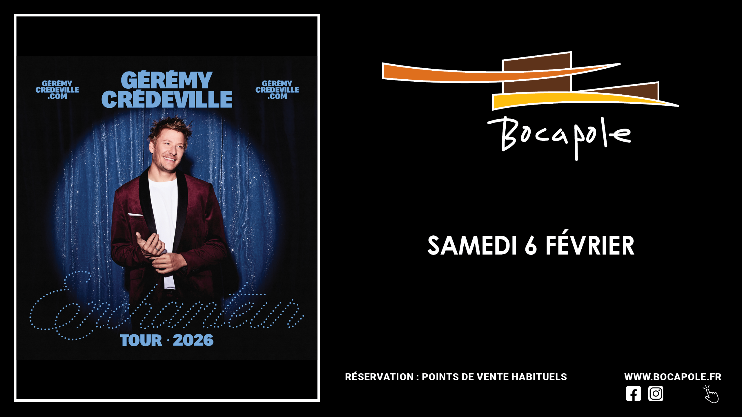Spectacle - Gérémy Crédeville
