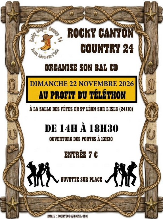 Bal country du Téléthon