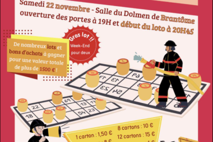 Loto des pompiers de Brantôme