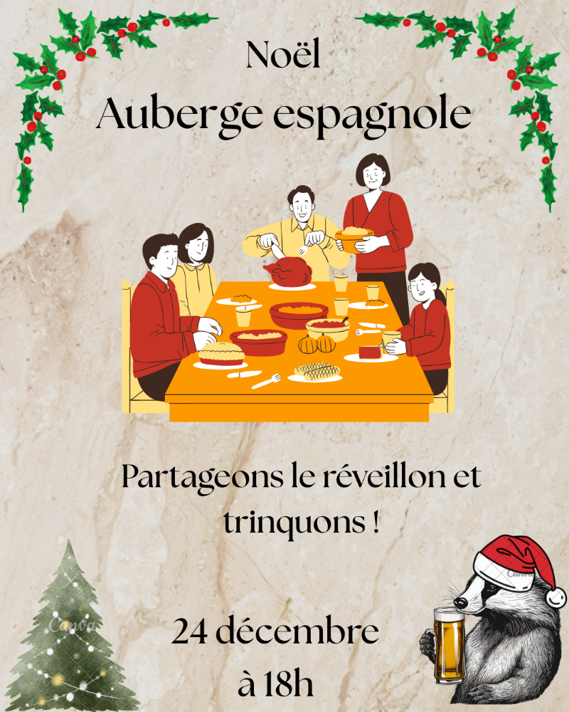 Noël "Auberge espagnole" Noël "Auberge espagnole"