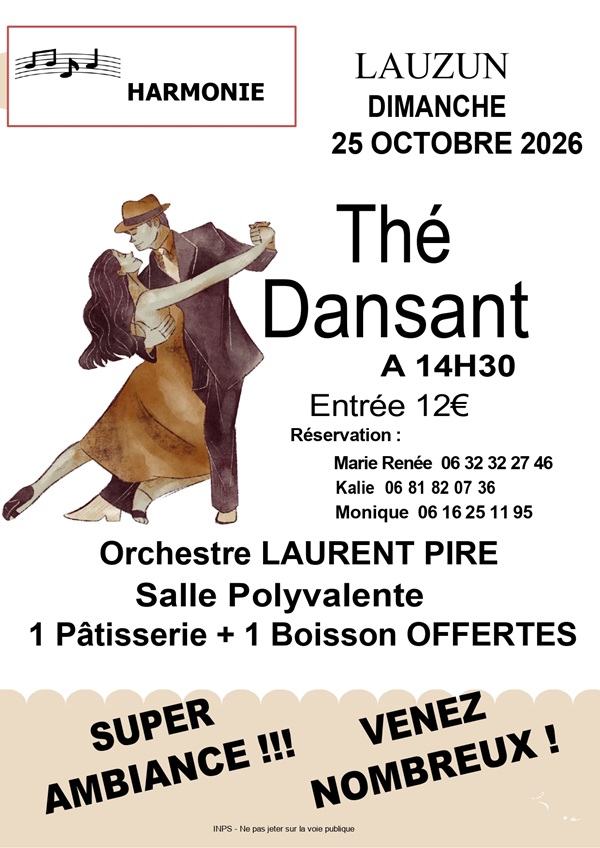 Thé dansant du Club Les Hirondelles