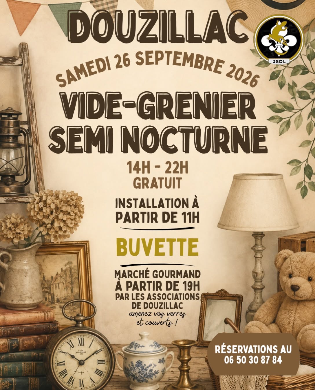 Vide-greniers et marché gourmand