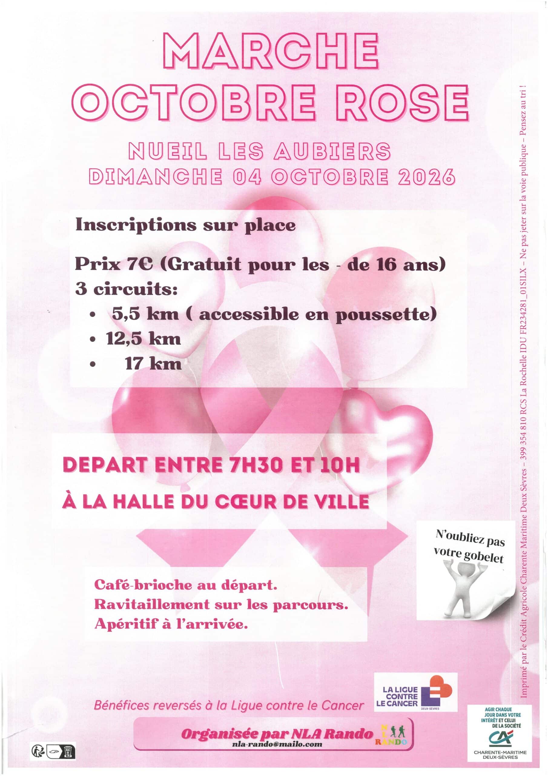 Octobre Rose - Marche rose