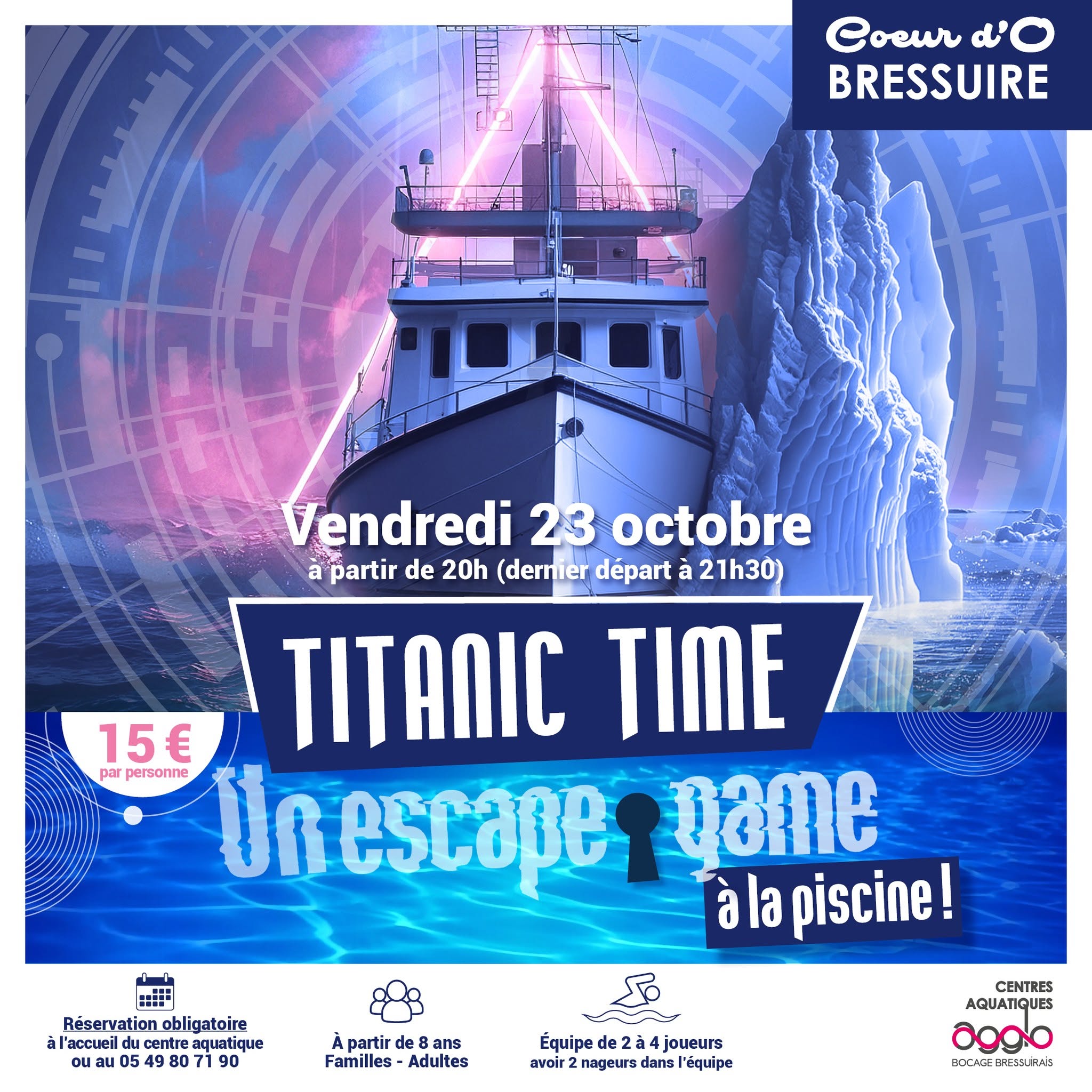 Escape Game Titanic Game - Coeur d'O Bressuire