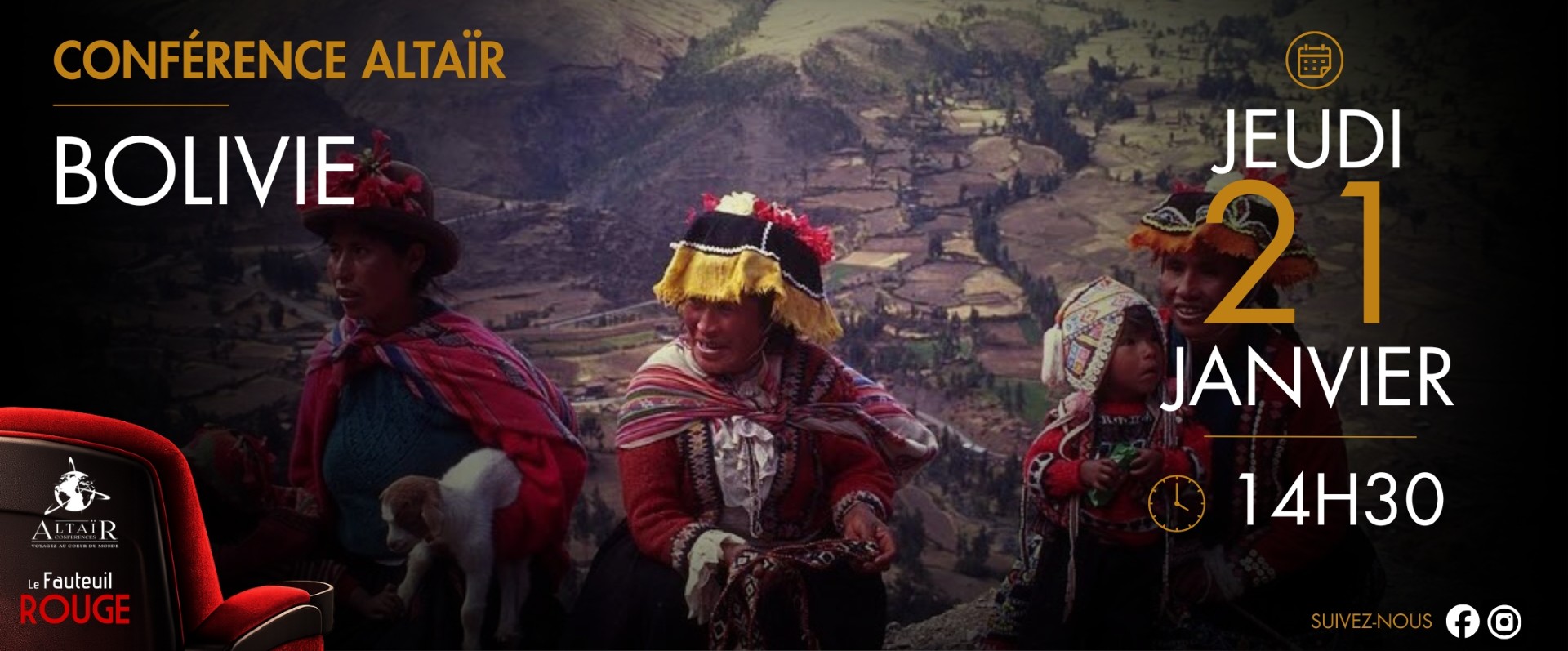 Conférence Altaïr - Bolivie, cultures et traditions