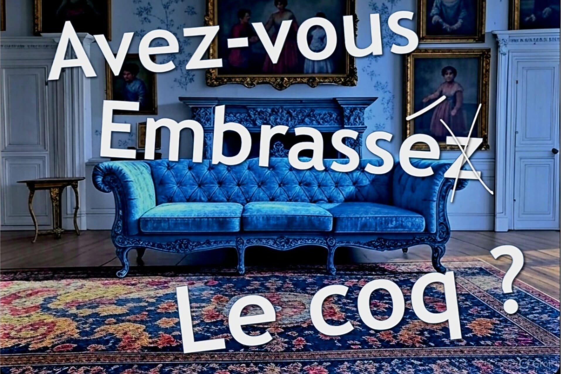 Avez-vous embrassé le coq ? - Ls Encablés