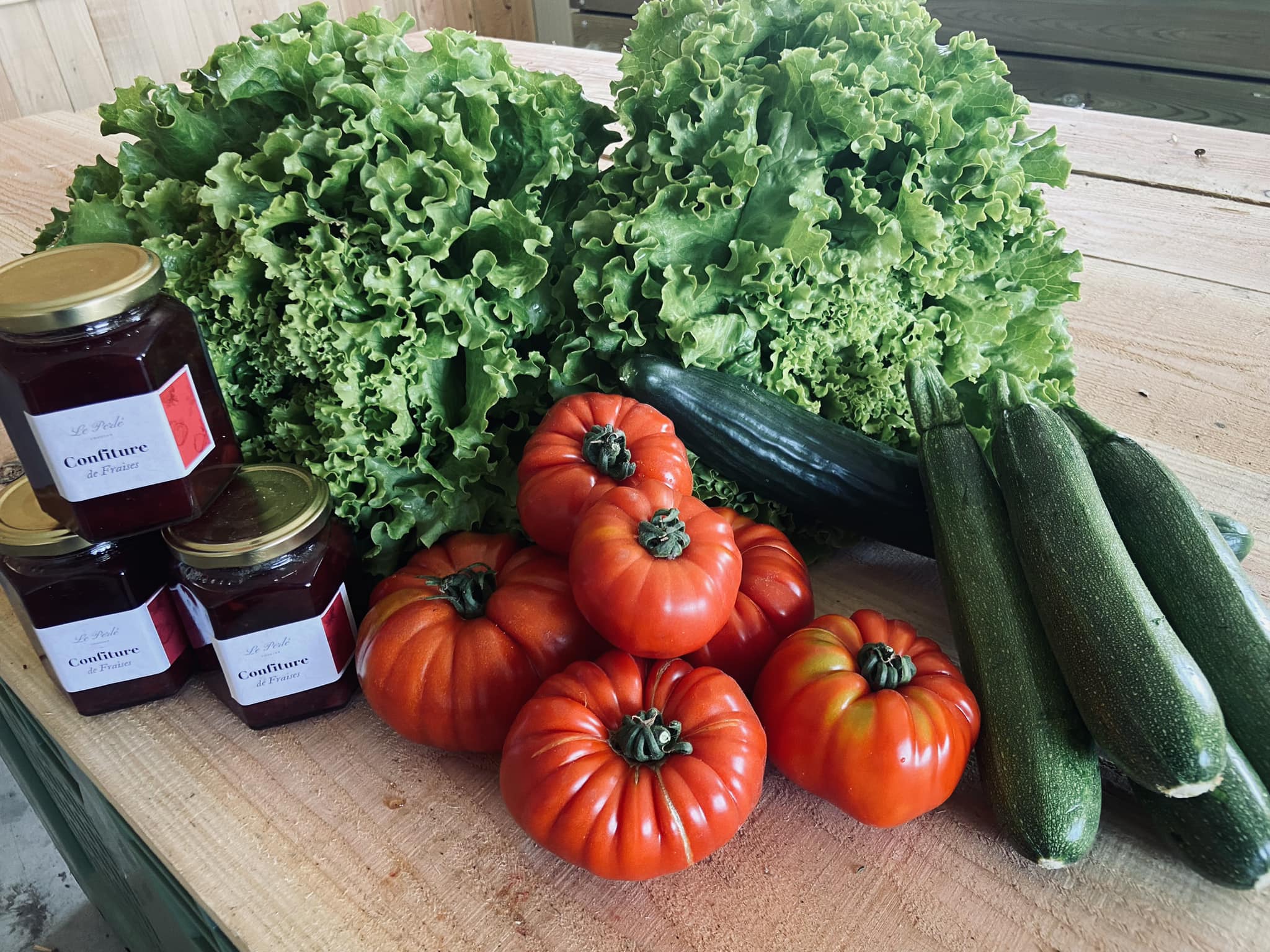 Légumes et confitures