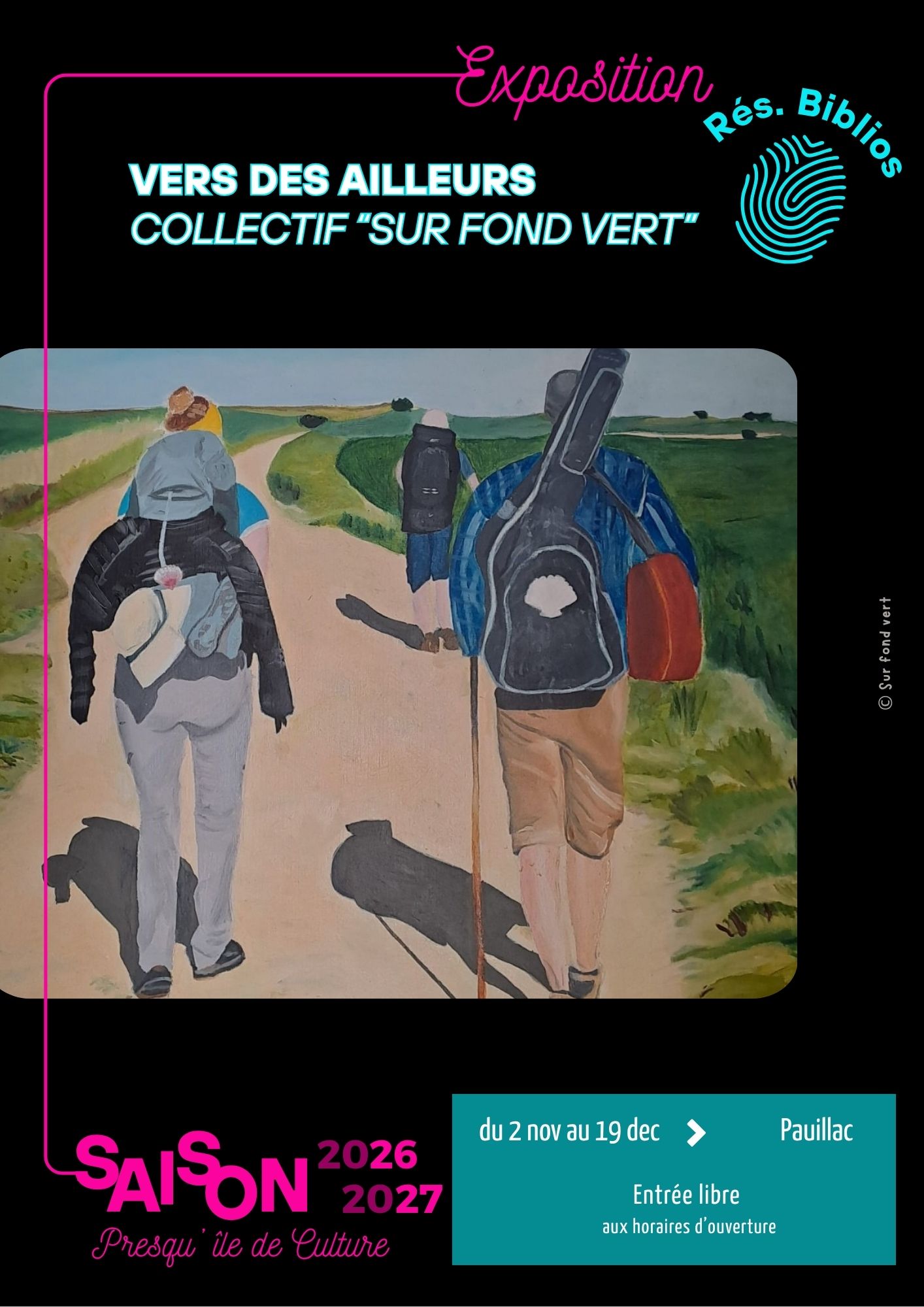 Vers des ailleurs du collectif Sur fond vert