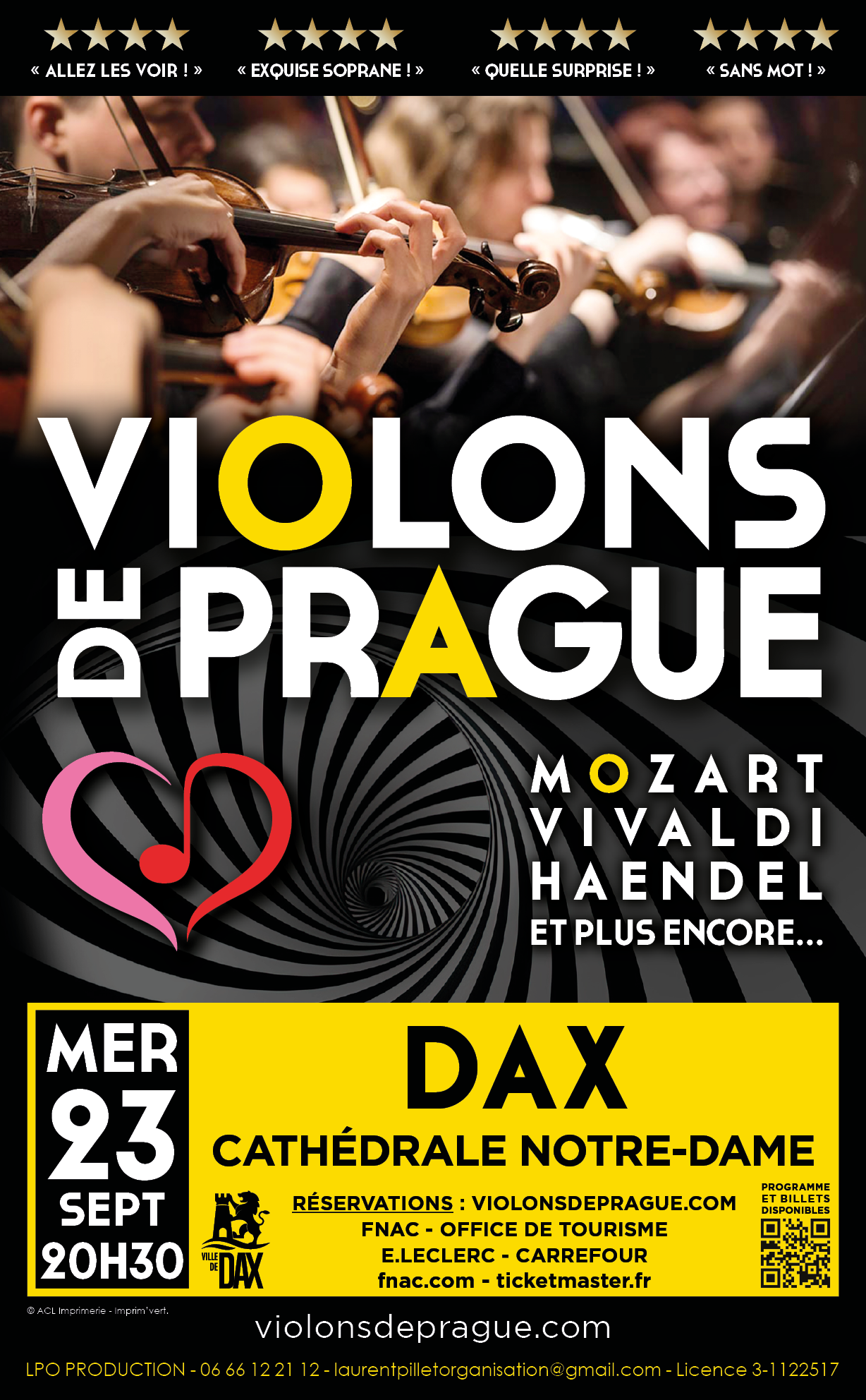 Concert : Violons de Prague