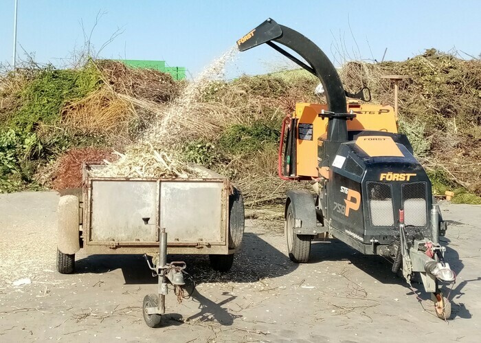 Broyage de végétaux à la déchèterie de Dangé-Saint-Romain (sur inscription)