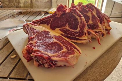 Repas: côte de boeuf