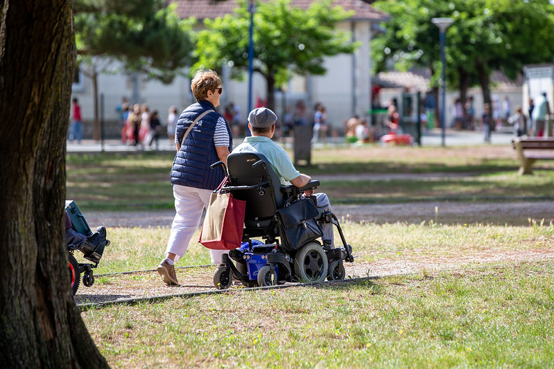 Balade à roulettes : Le parc Cazalet - Impraticable