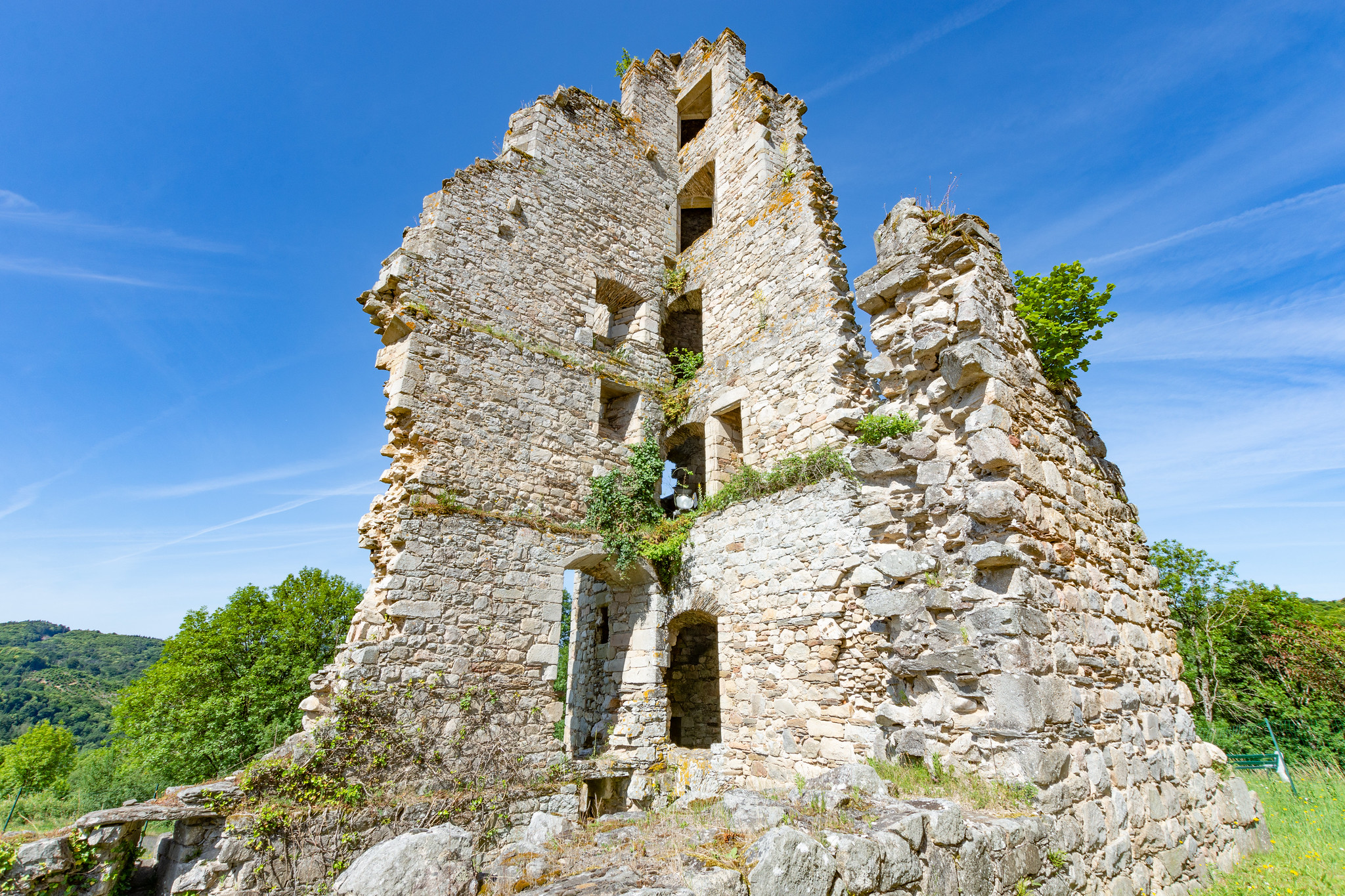 Ruines du château de la Chapoulie