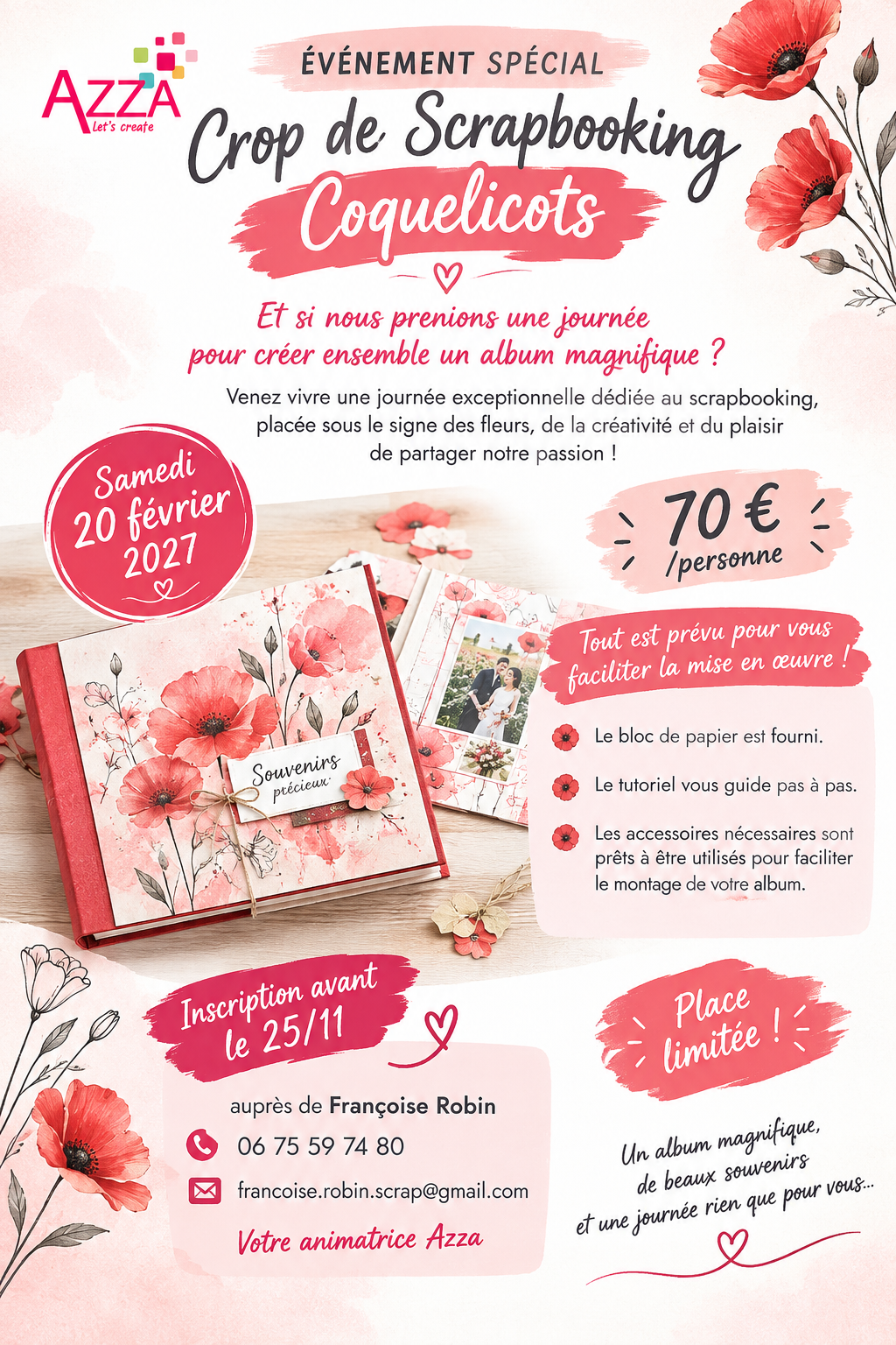 Crop partie Scrapbooking (confection d'un album)