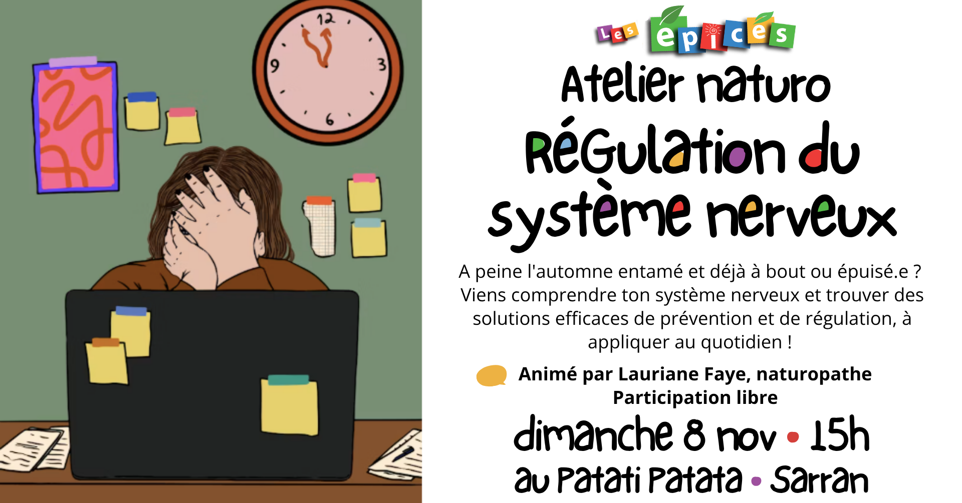 Atelier Naturopathie - Régulation du système nerveux