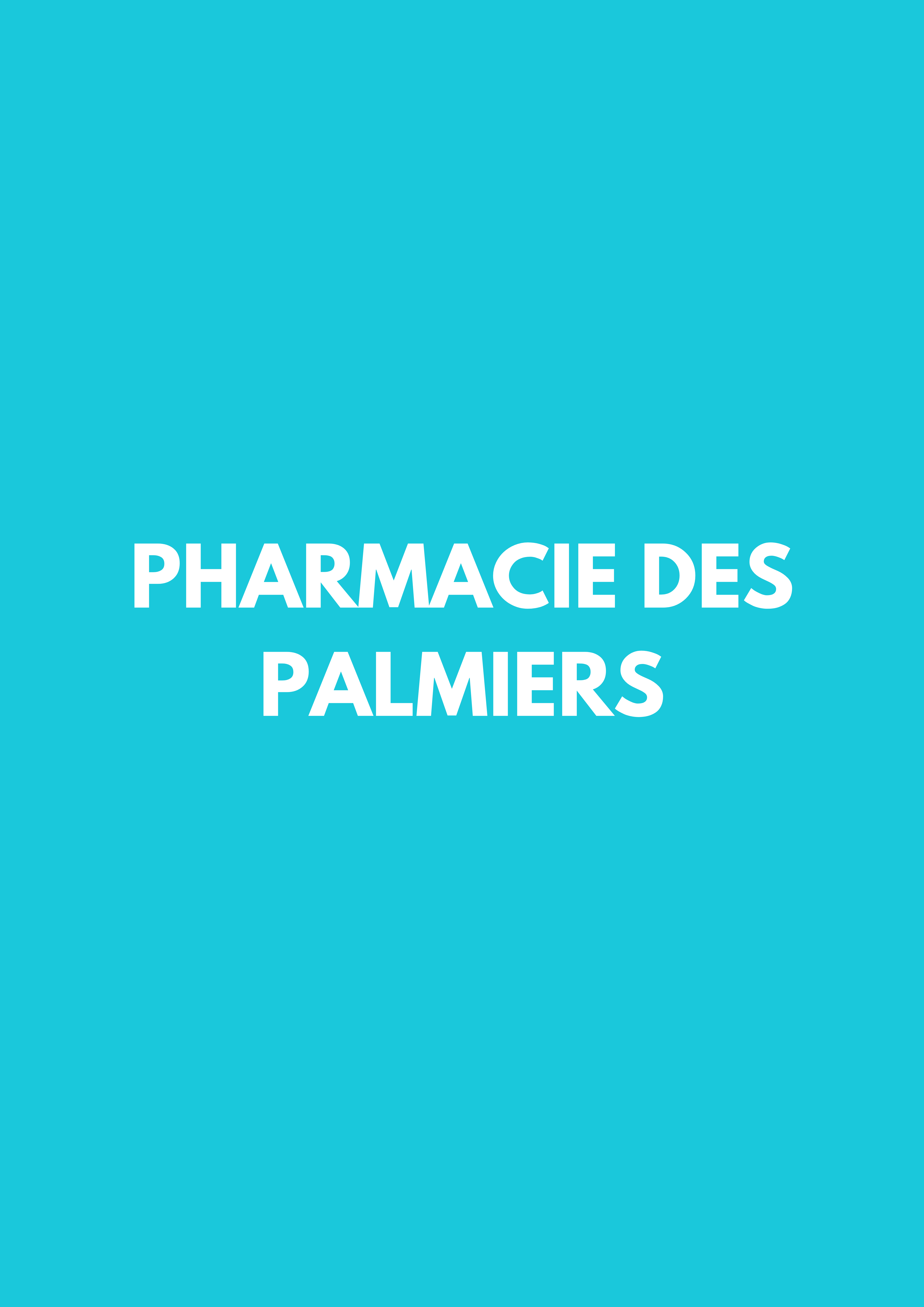 Pharmacie des Palmiers