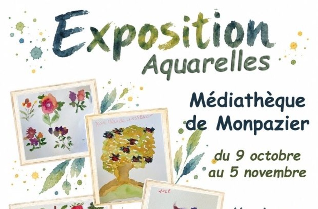 Exposition aquarelles — Monpazier