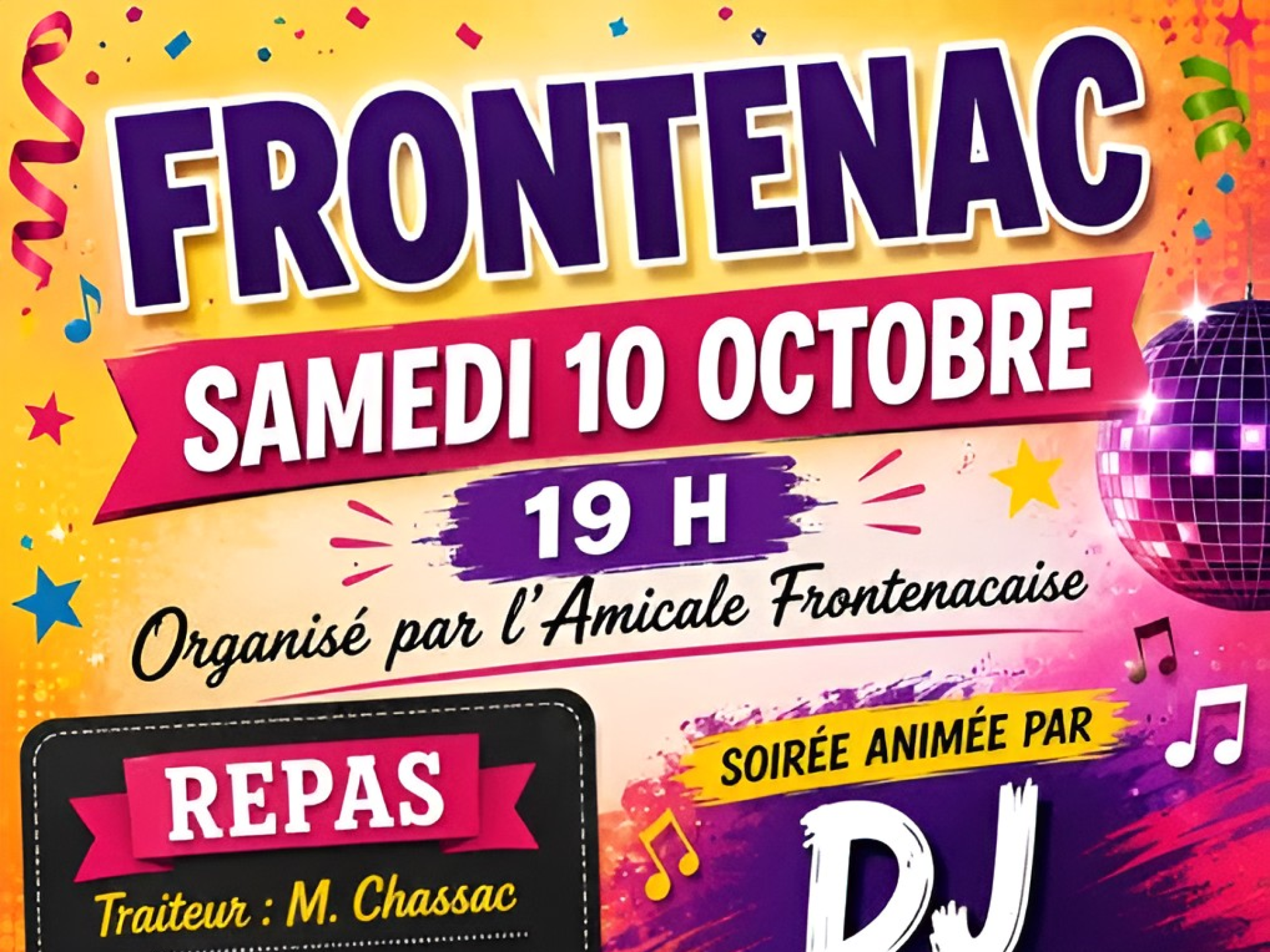 Soirée festive à Frontenac