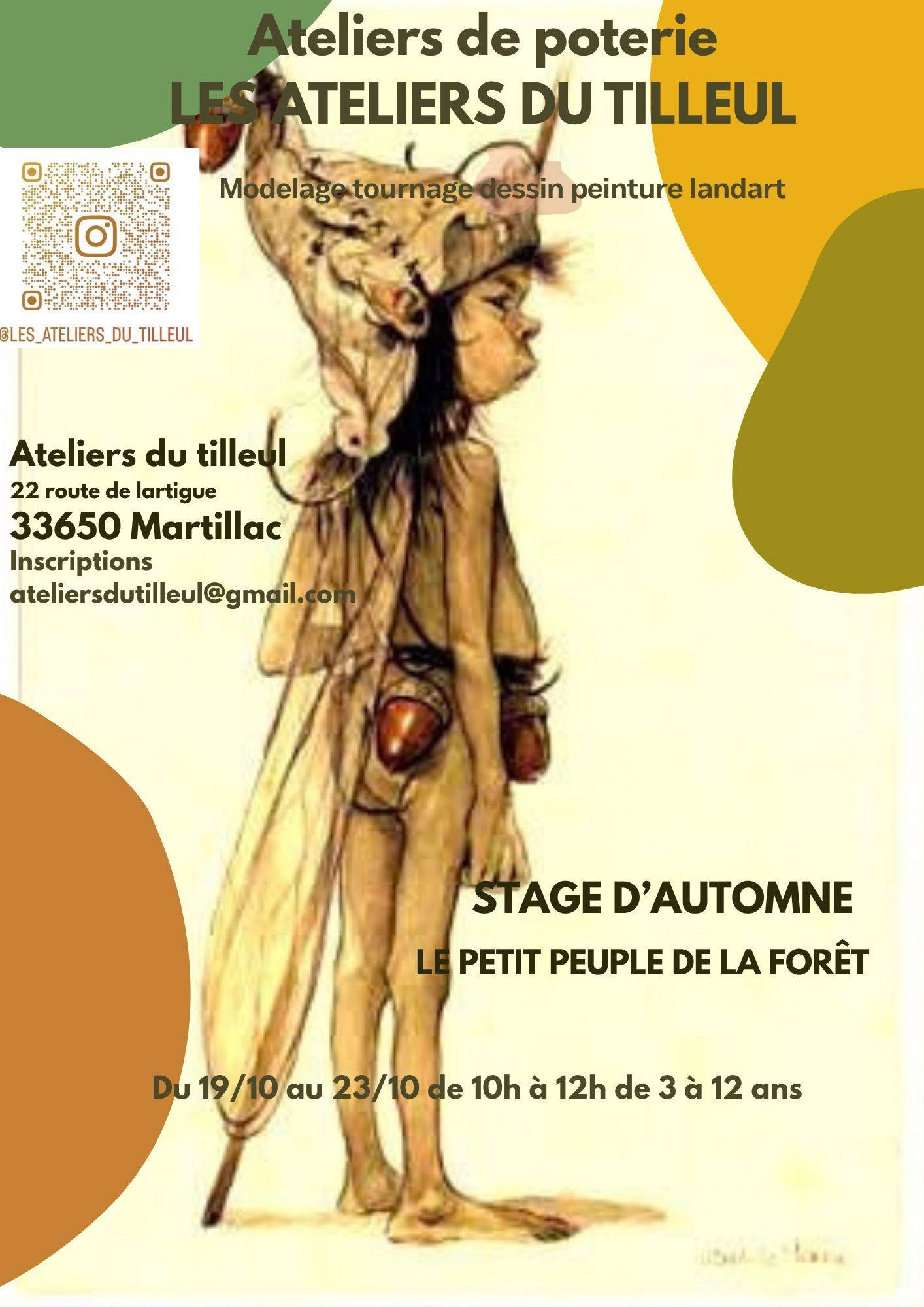 Stage de poterie pour les enfants