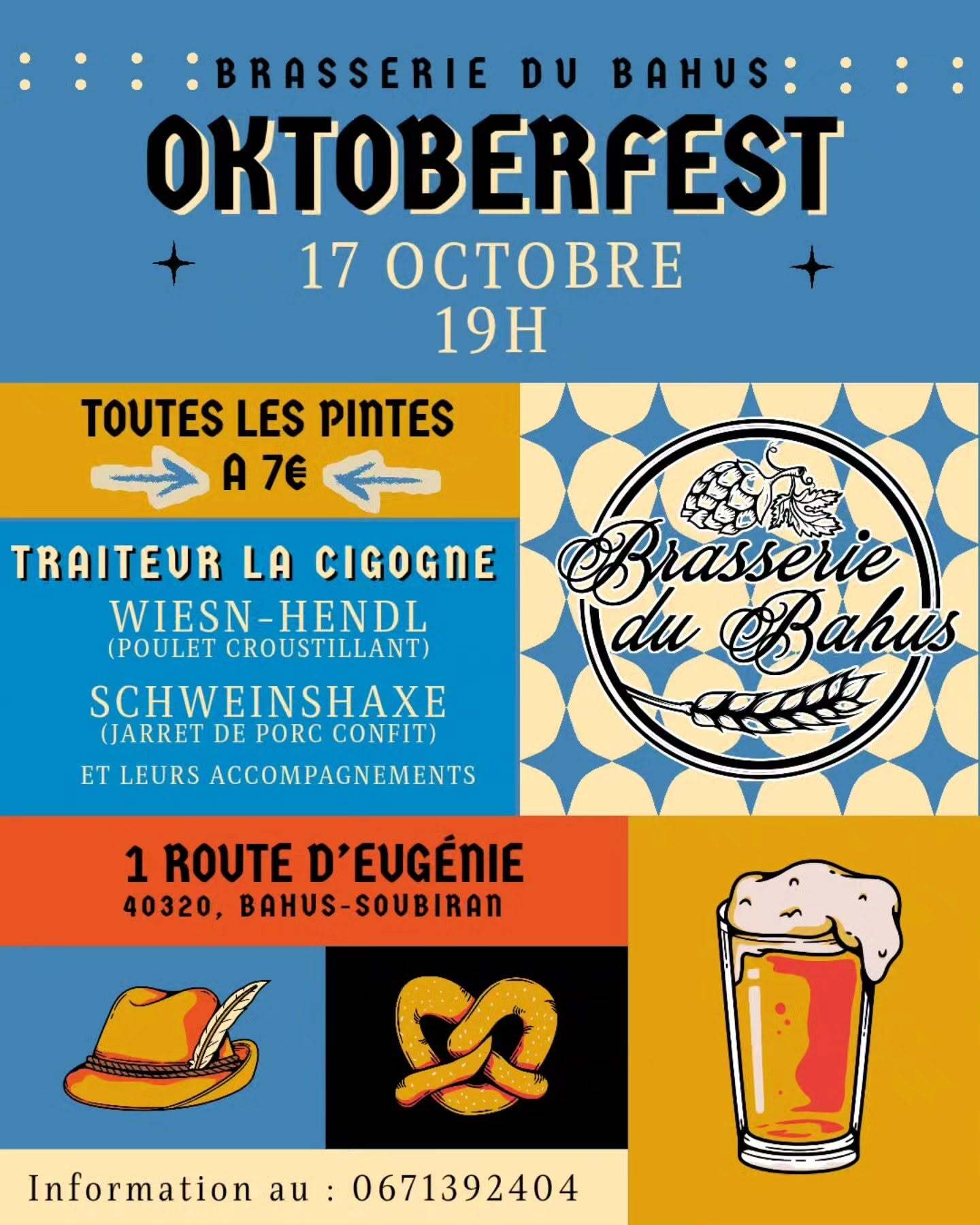 Soirée Oktoberfest à la Brasserie du Bahus