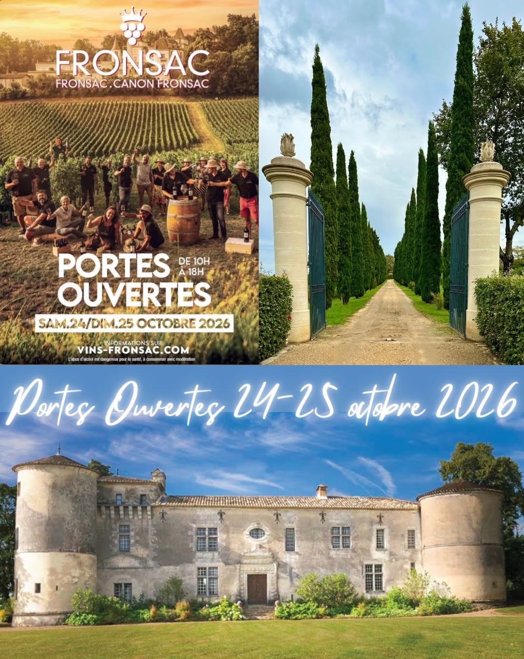Château de Carles - portes ouvertes Fronsac & Canon Fronsac