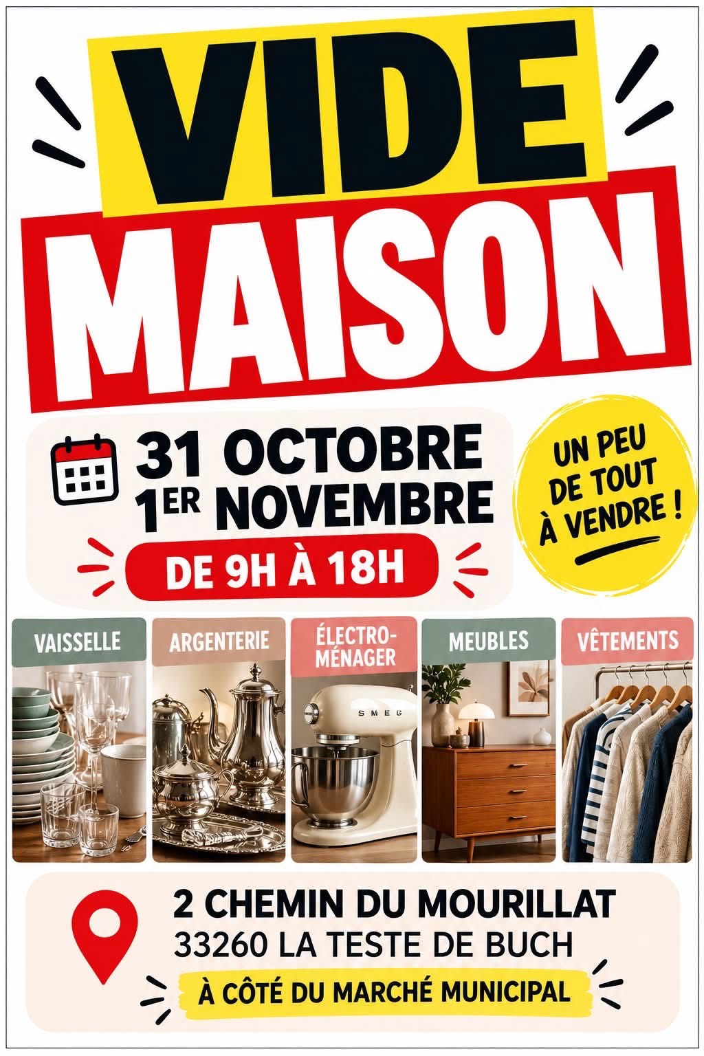 Vide maison La Teste-de-Buch