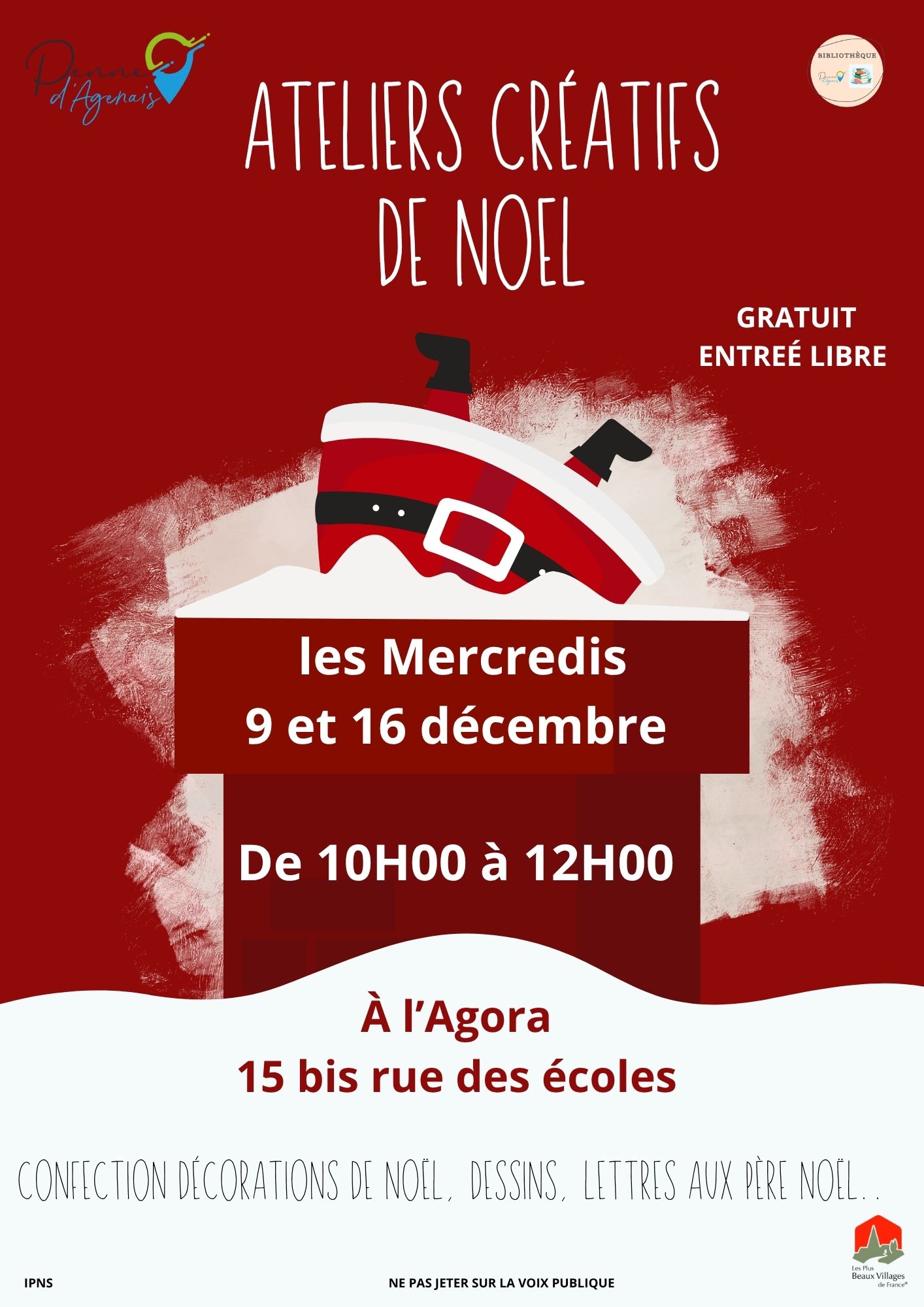 Ateliers créatifs de Noël