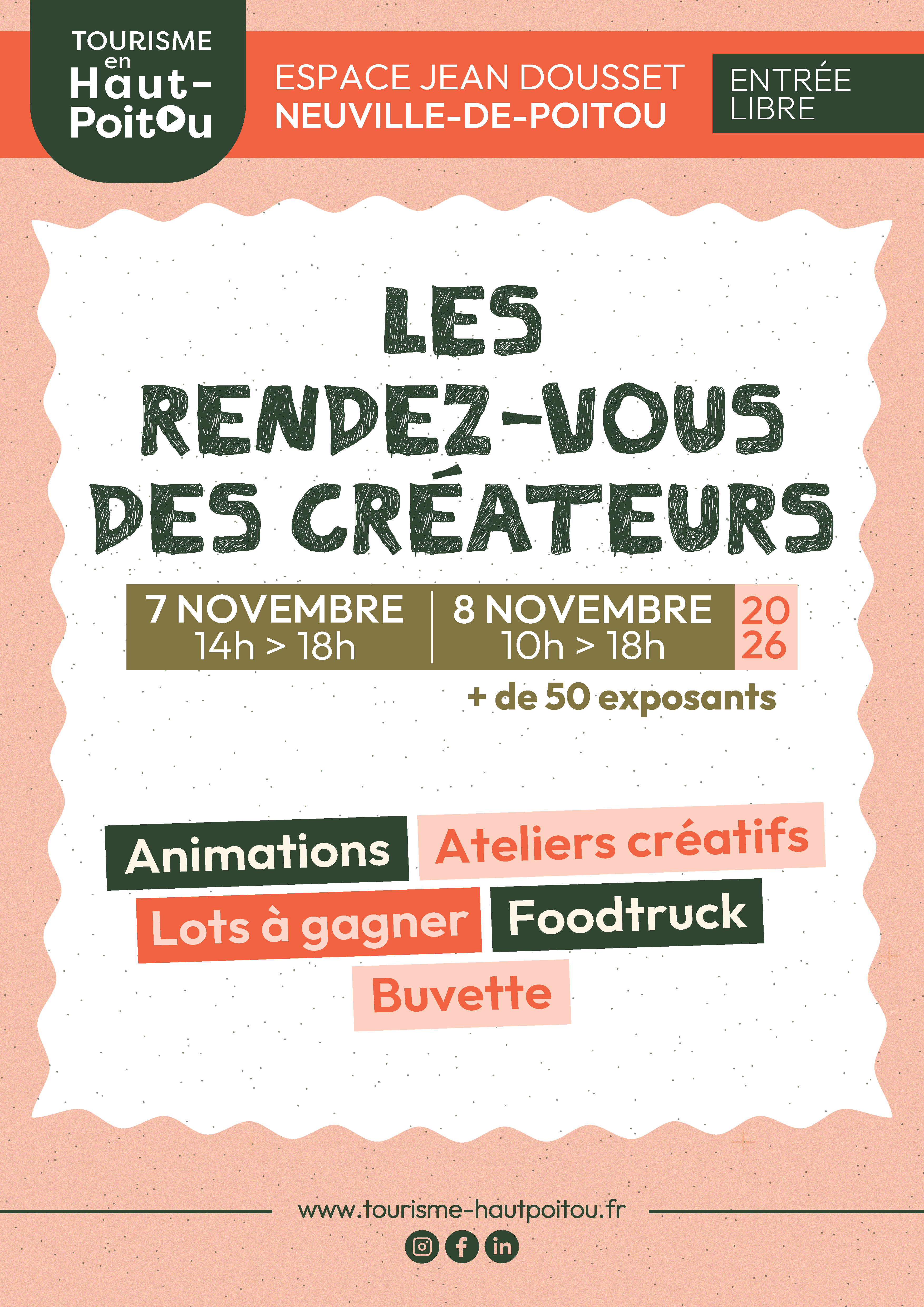 Affiche RDV des créateurs
