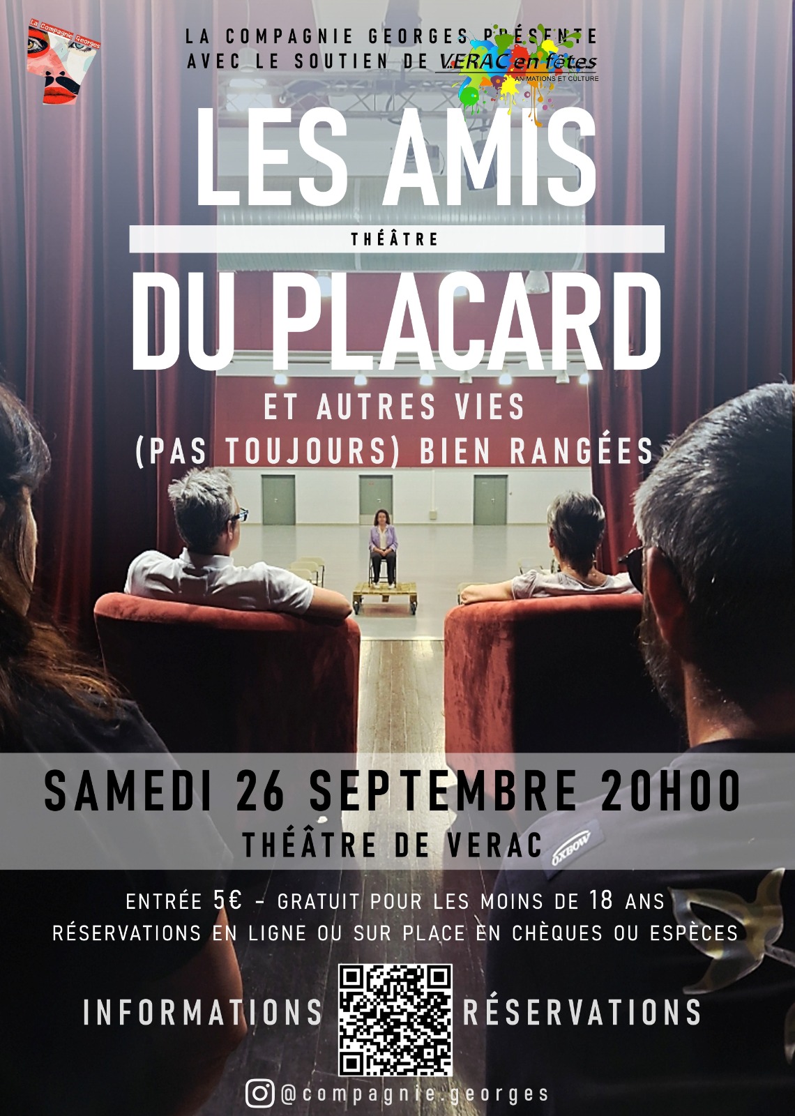 THEATRE - LES AMIS DU PLACARD par LA COMPAGNIE GEORGES