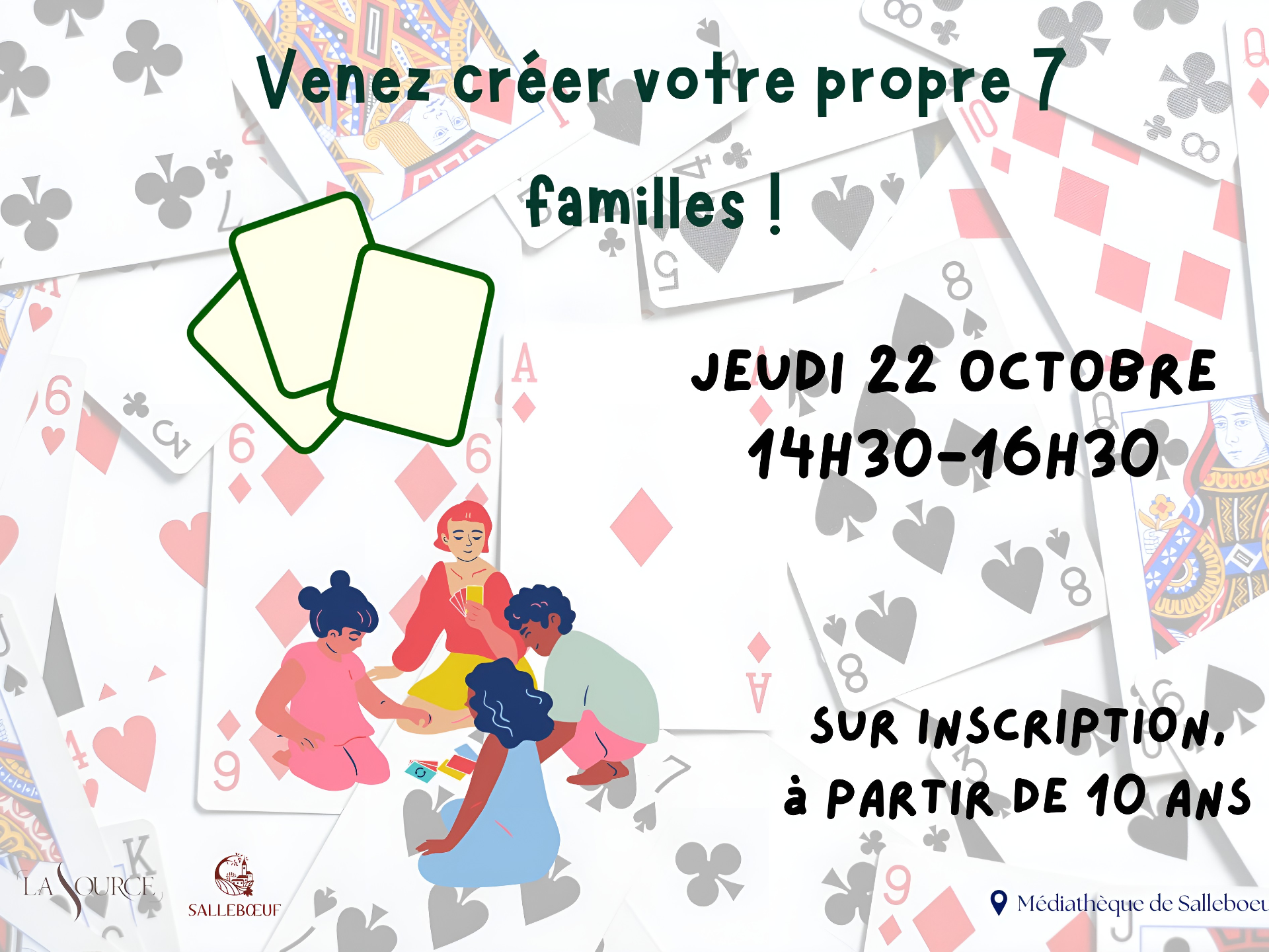 Venez créer votre propre jeux des 7 familles
